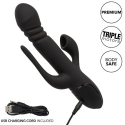 Calexotics - Vibrateur Triple Euphoria Noir